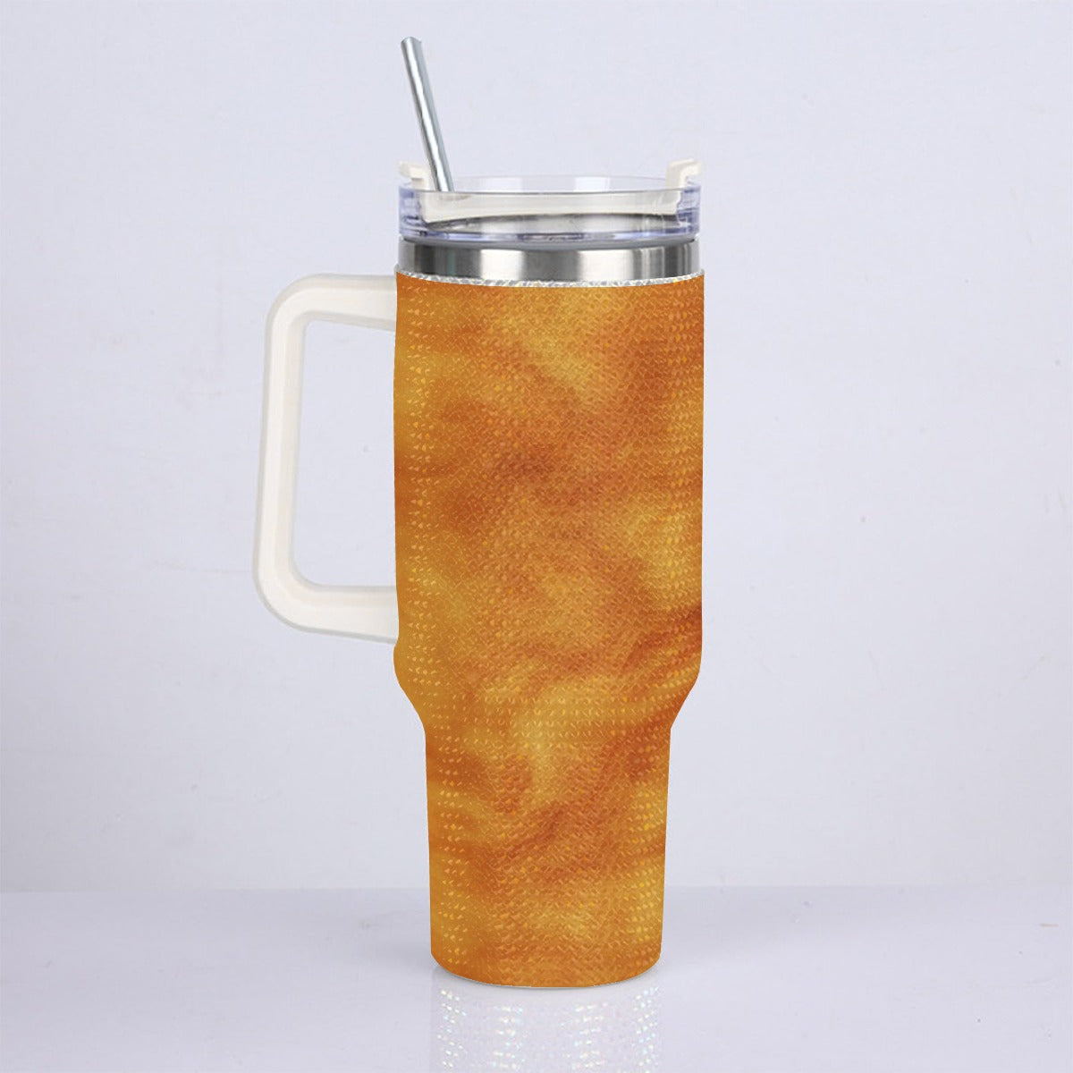 Unisex 40oz Diamond Cup With Stainless Steel Straw