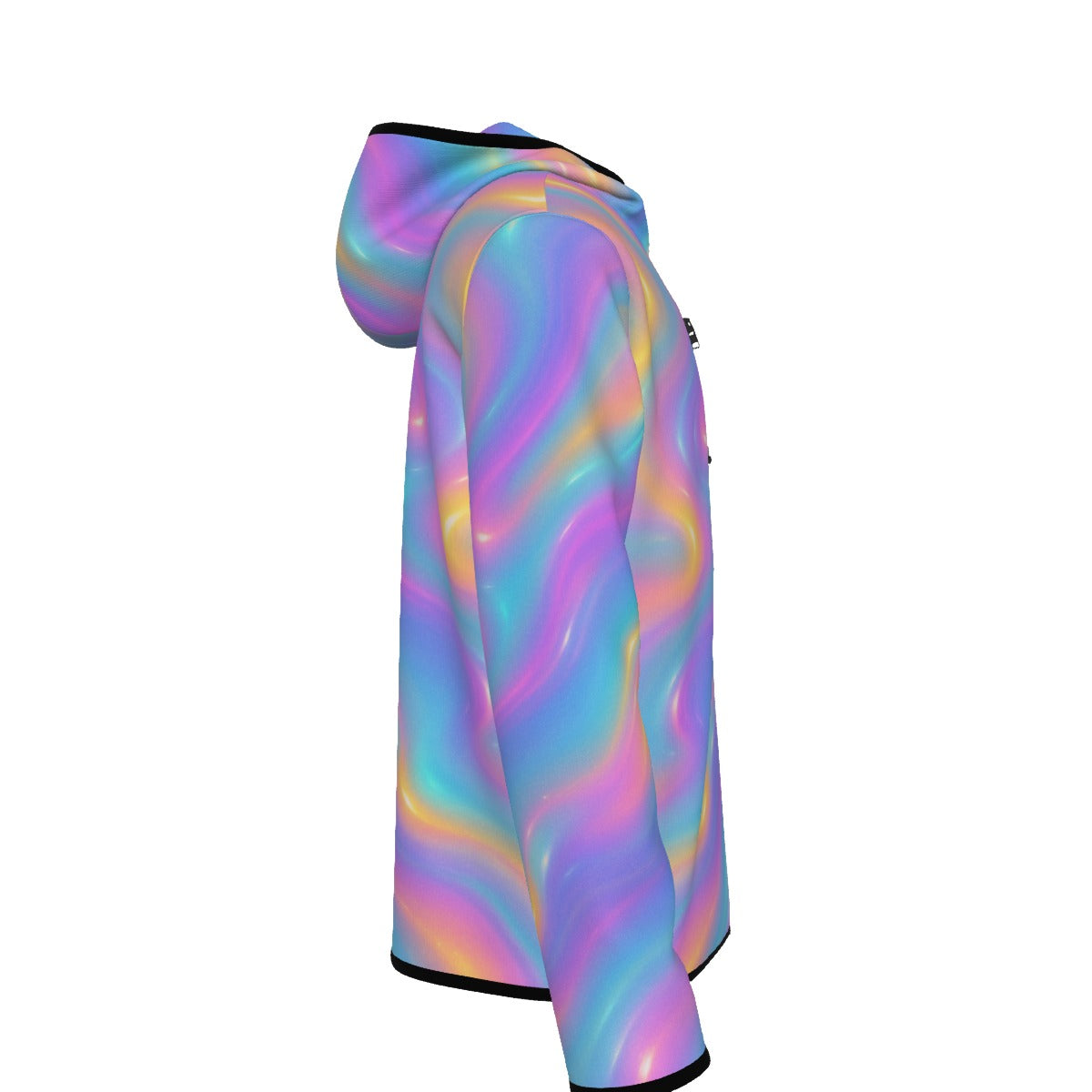 Men's Stylish Hoodie with Thumb Hole Design - view 3