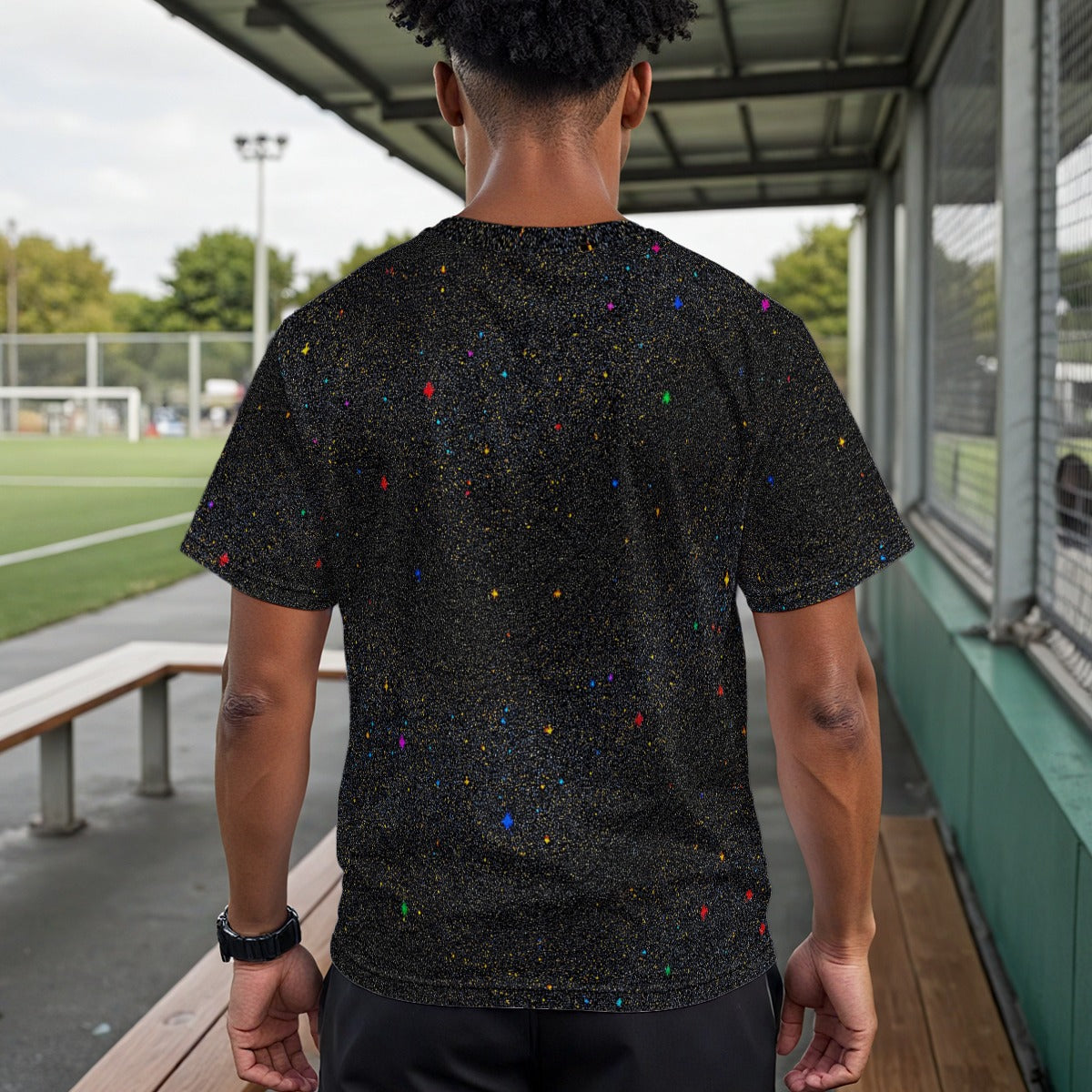 Unisex Drop Shoulder Crew Neck T-Shirt