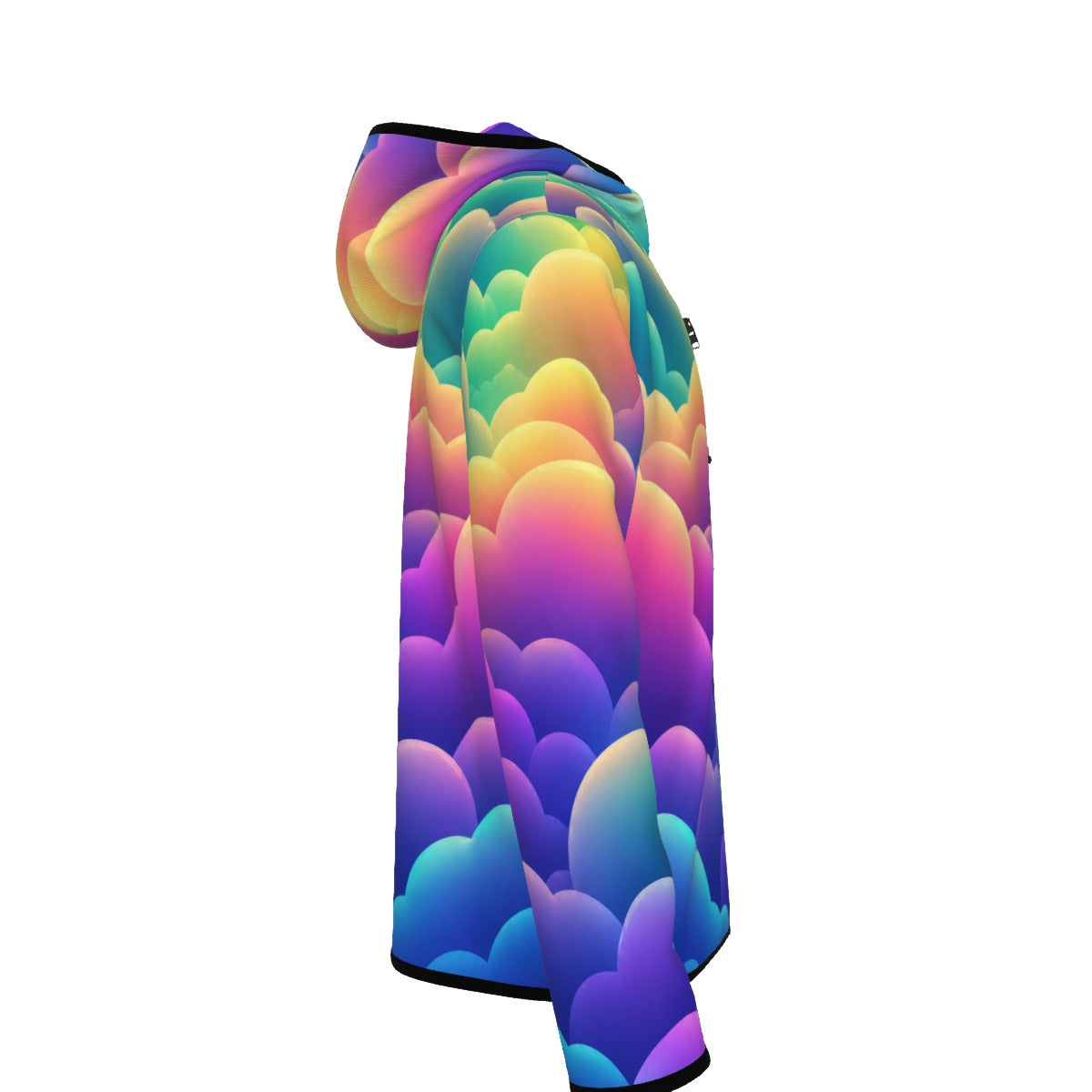 Men's Stylish Hoodie with Thumb Hole Design - view 3