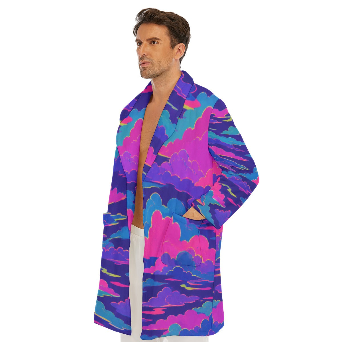 Men's Borg Fleece Robe by O’Nimbus – view 3