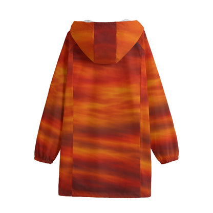 Unisex Windbreaker Long Jacket