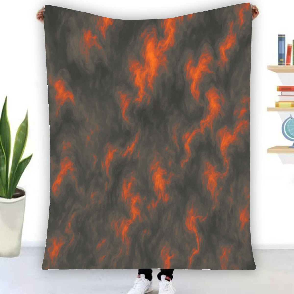 Unisex Single-Side Printing Flannel Blanket