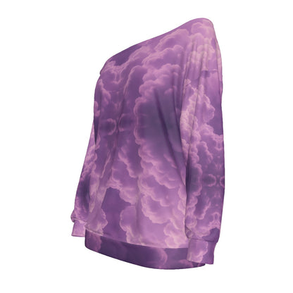 Women's Off-Shoulder Sweatshirt