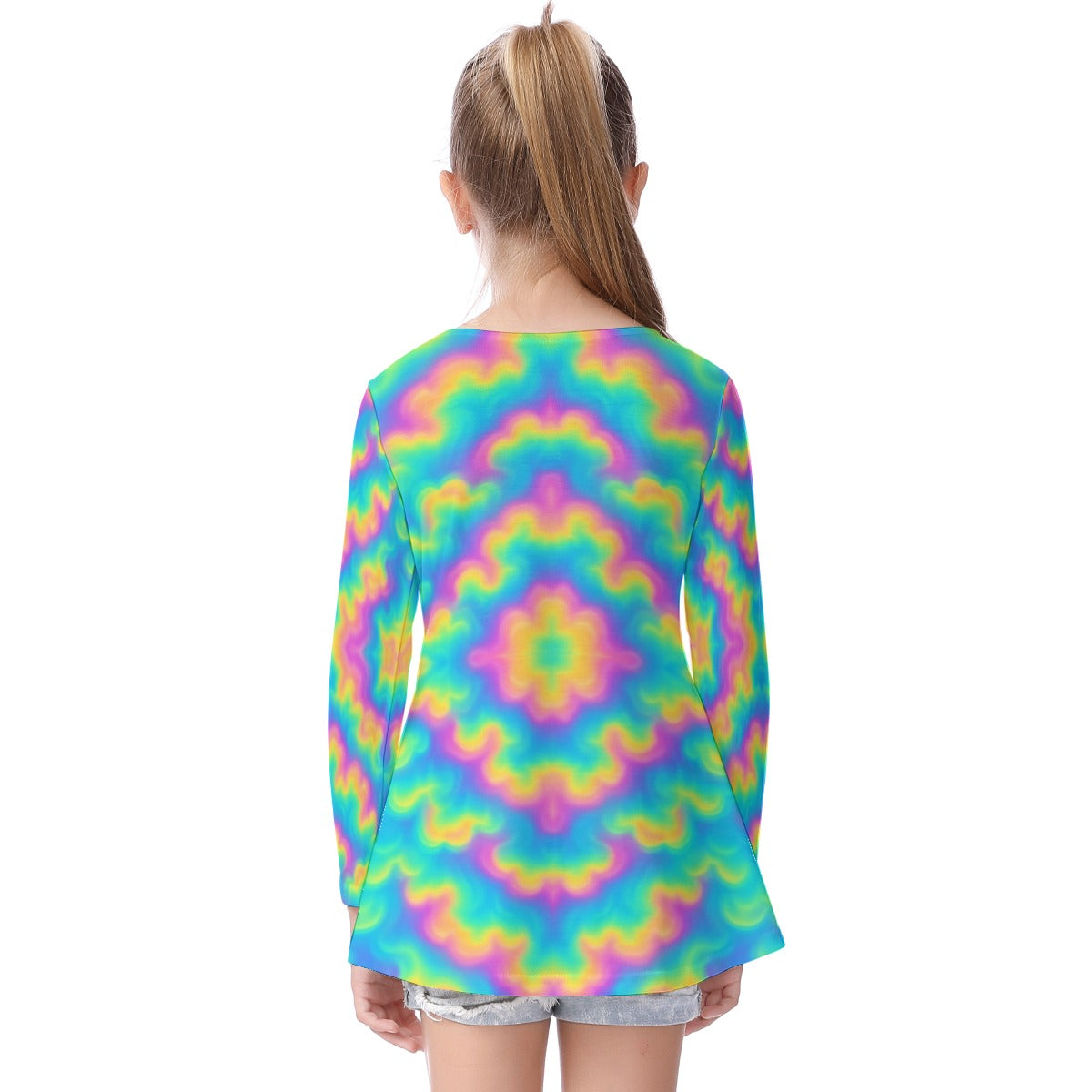 Unisex Kid's Long Sleeve O-neck T-shirt