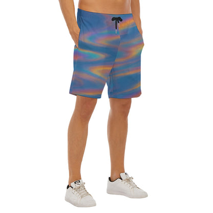 Men's Beach Shorts With Elastic Waist