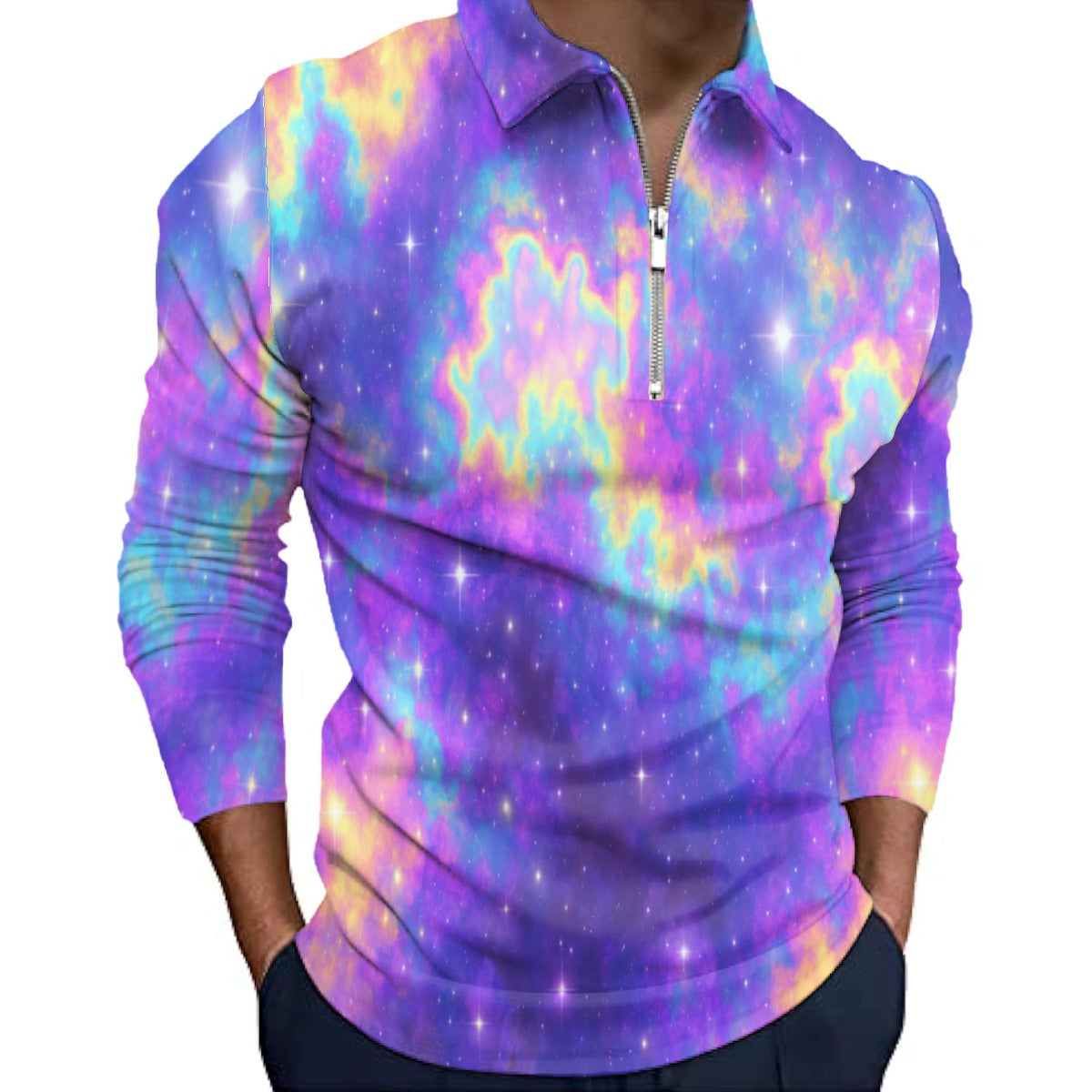 Unisex Men’s Quarter Zip Pullover Sweatshirt