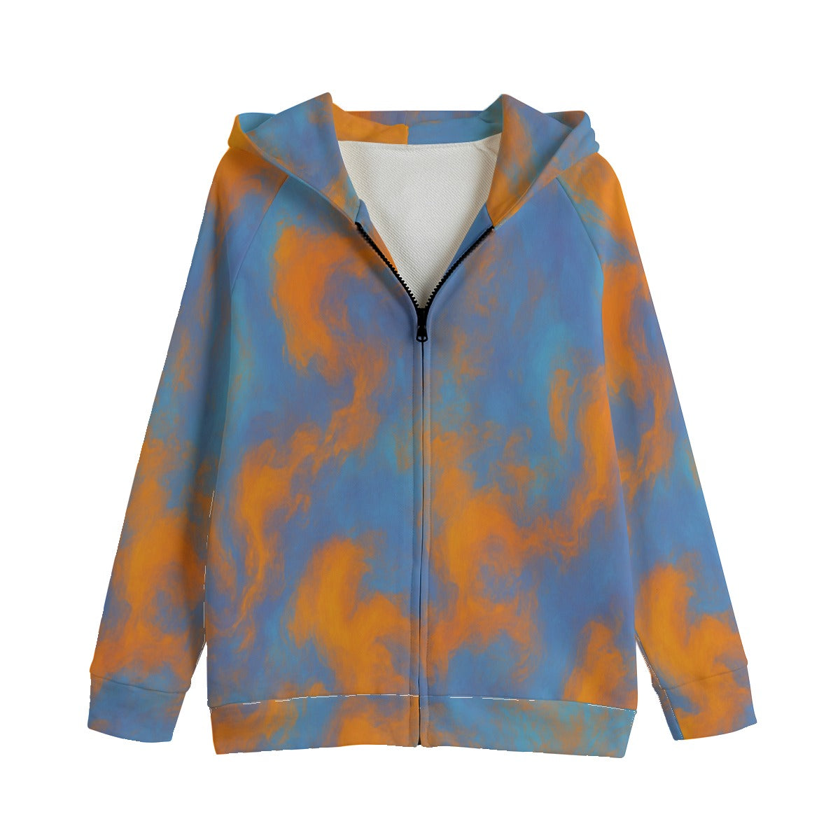 Unisex Kid's Zip Up Raglan Sleeve Hoodie | 310GSM Cotton