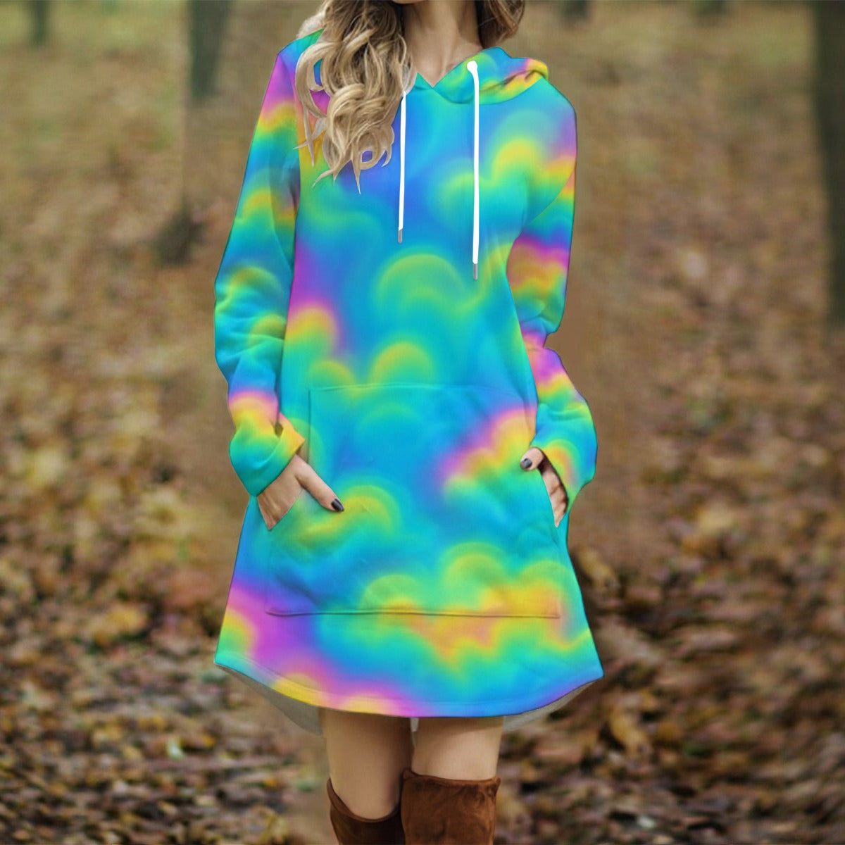 Women's Longline Hoodie Dress