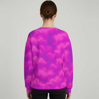 Women's Thick Waffle Knit Sweatshirt