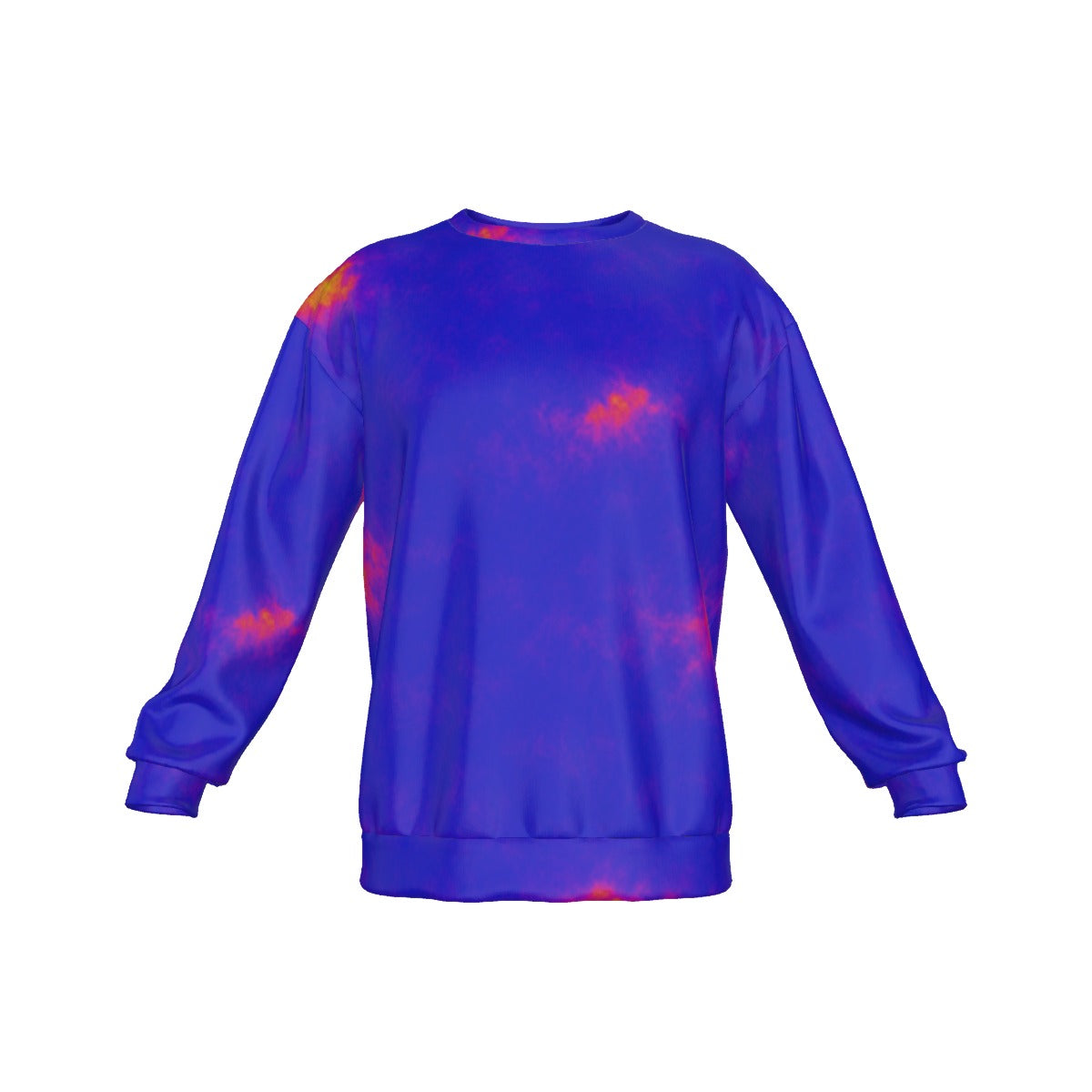 Men's Drop Shoulder Round Neck Long-Sleeved Sweatshirt