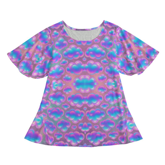 Women's Round Neck T-shirt With Short Sleeve