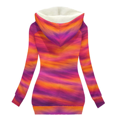 Women's Long Jacket With Fleece Lining