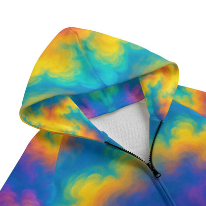 Unisex Kid's Zip Up Raglan Sleeve Hoodie | 310GSM Cotton