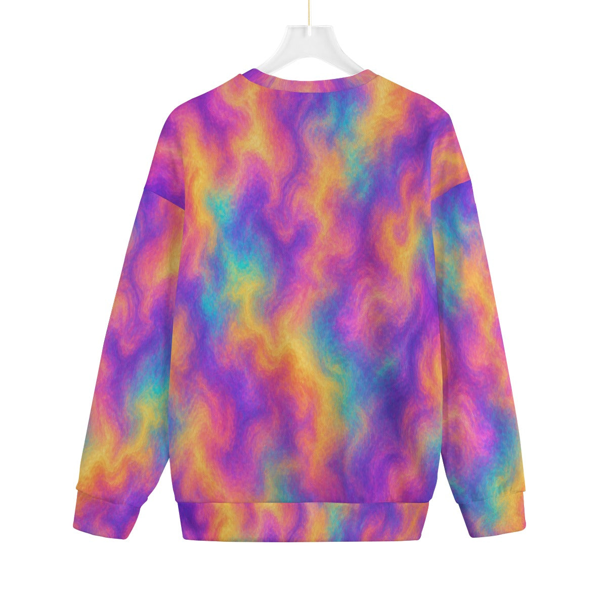 Unisex Drop-shoulder Knitted Fleece Sweater - view 2