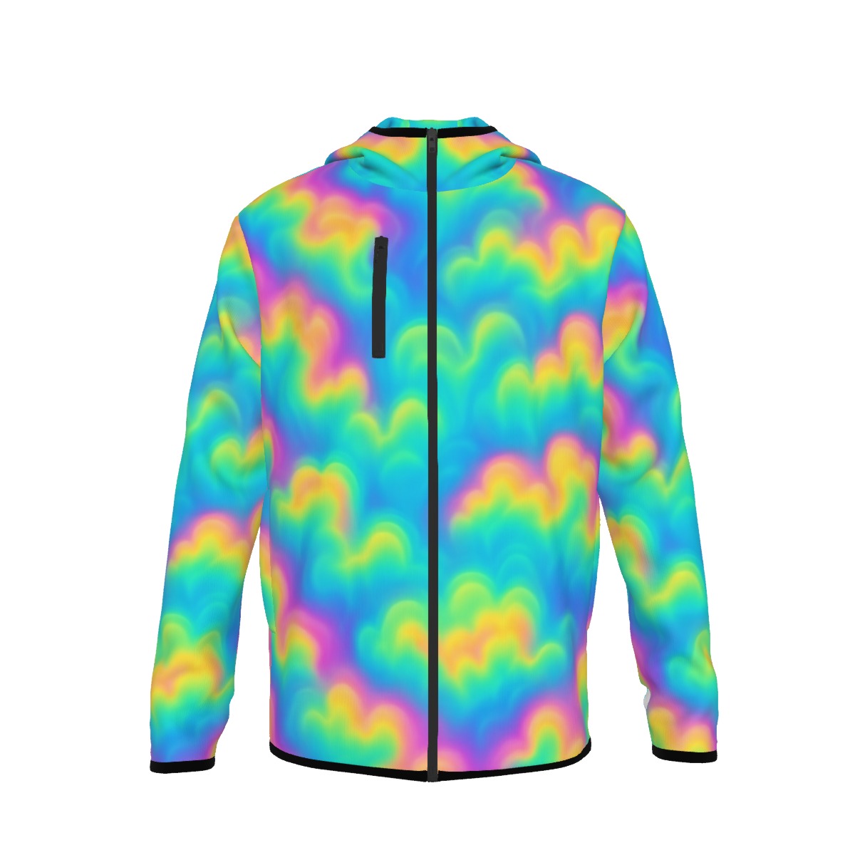 Men's Stylish Hoodie with Thumb Hole Design - view 1
