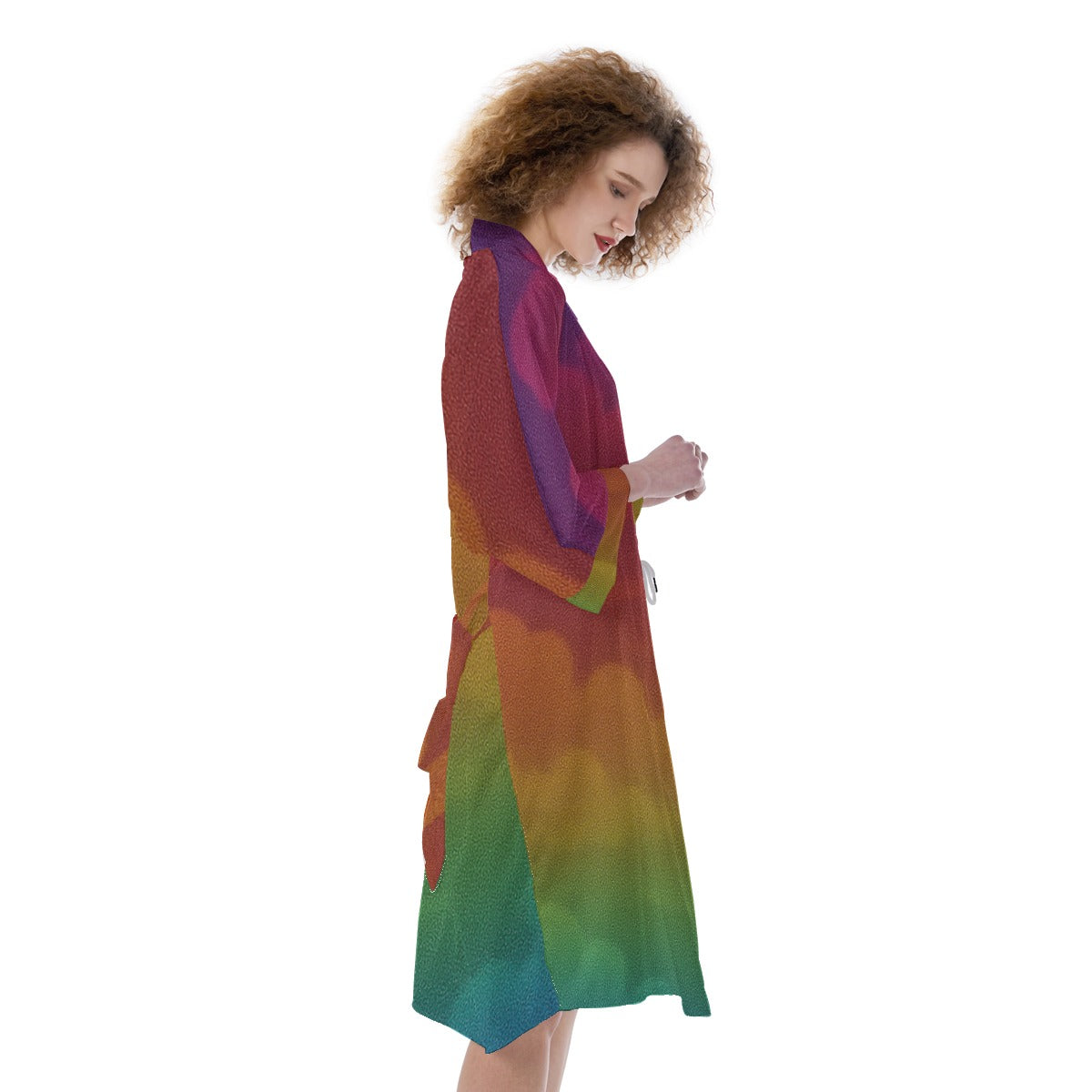 Women's Satin Kimono Robe