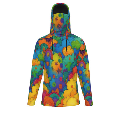 Men's Pullover Hoodie With Mask - view 1