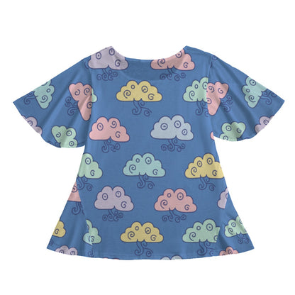 Women's Round Neck T-shirt With Short Sleeve