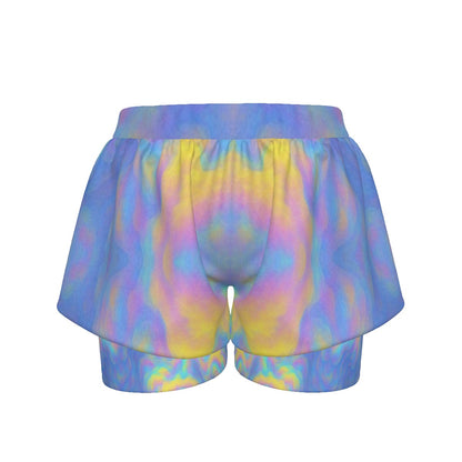 Unisex Sports Lined Shorts