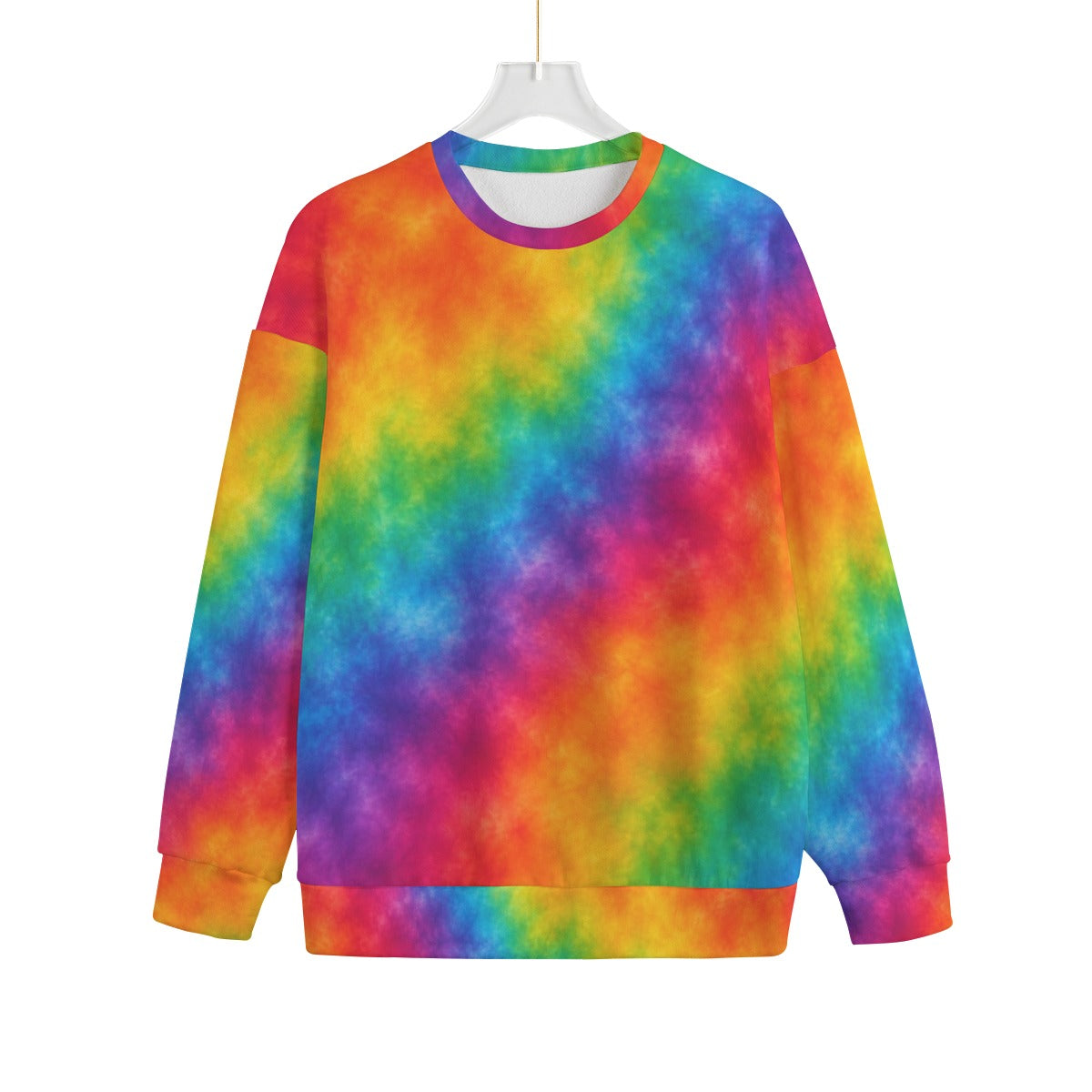 Unisex Drop-shoulder Knitted Fleece Sweater - view 1