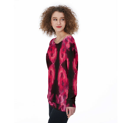 Women's Off-Shoulder Sweatshirt
