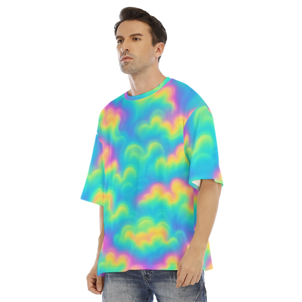 Men's Drop Shoulder T-shirt With Short Sleeve