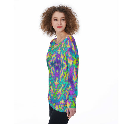 Women's Off-Shoulder Sweatshirt