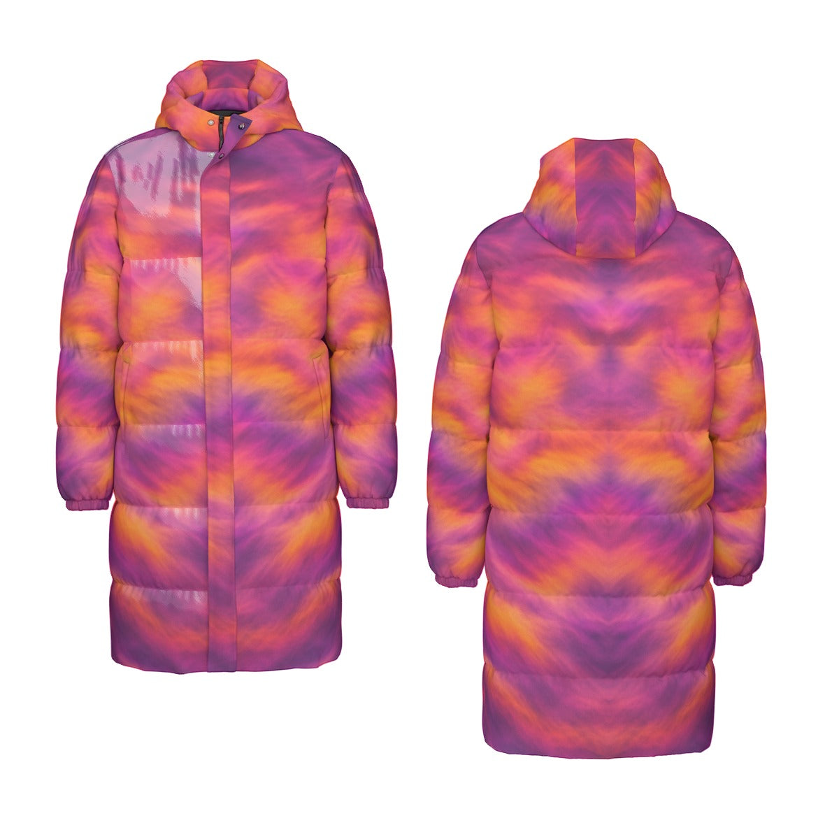 Unisex Long Down Jacket