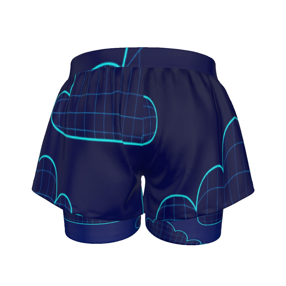Unisex Sports Lined Shorts