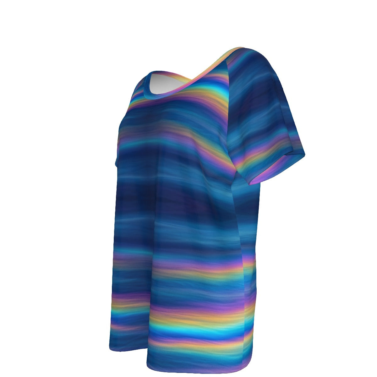 Women's Round Neck T-shirt With Raglan Sleeve