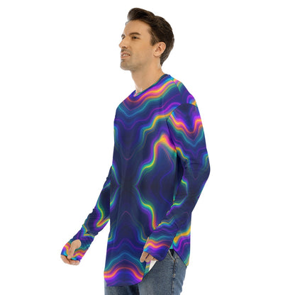 Men's Fingerless Long Sleeve T-shirt