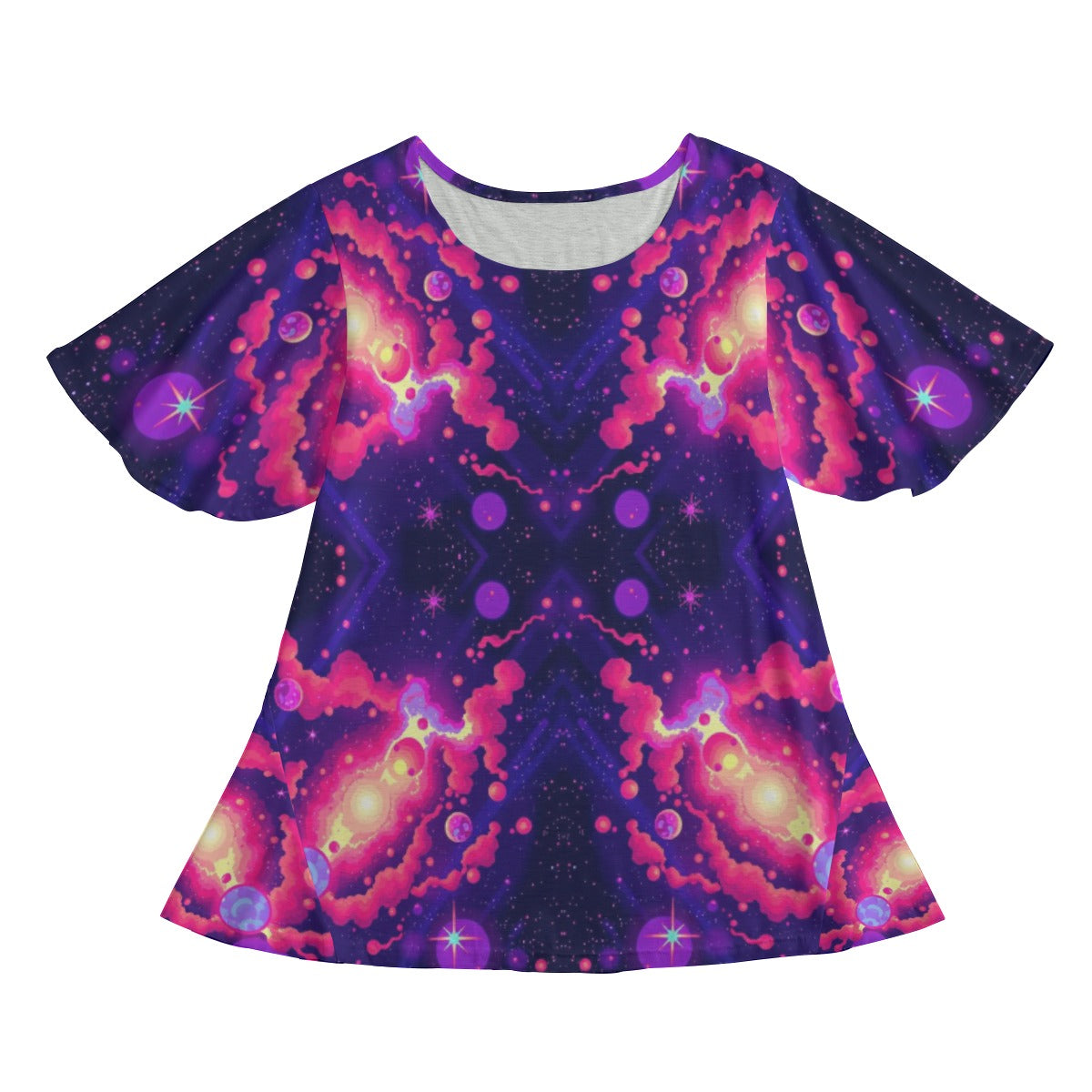 Women's Round Neck T-shirt With Short Sleeve