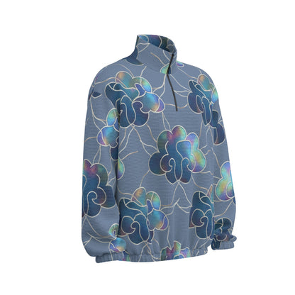 Unisex Turtleneck Zippered Sweatshirt
