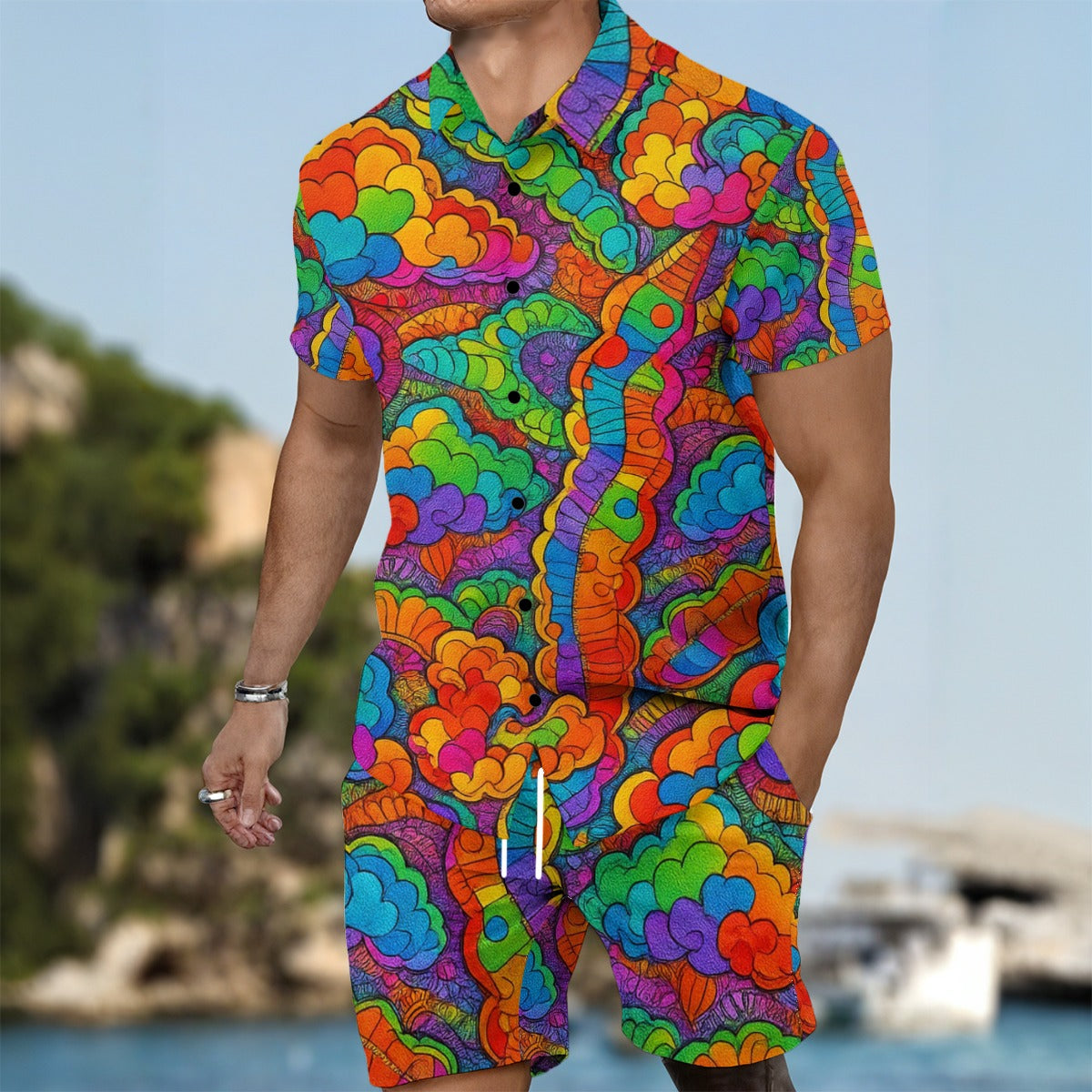 Men's Summer Shirt Set