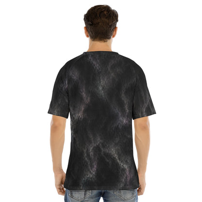 Men's Raglan Sleeve T-shirt With Button Closure