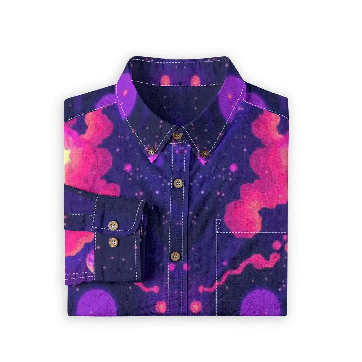 Men's Casual Lapel Long Sleeve Shirt|125GSM Cotton