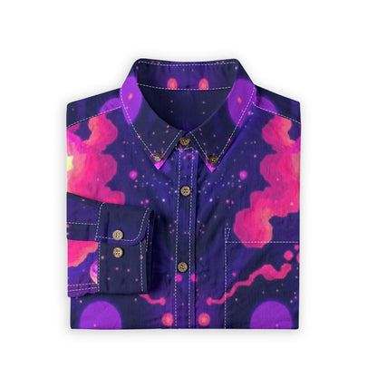 Men's Casual Lapel Long Sleeve Shirt|125GSM Cotton