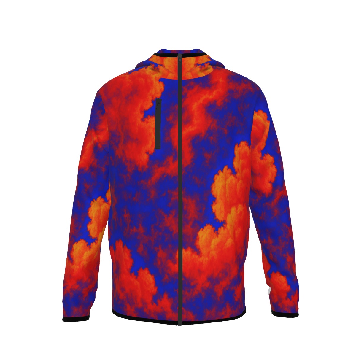 Men's Stylish Hoodie with Thumb Hole Design - view 1