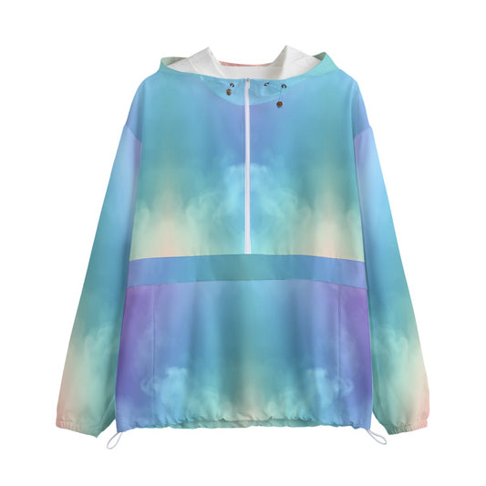 Unisex Pullover Jacket With Zipper Closure
