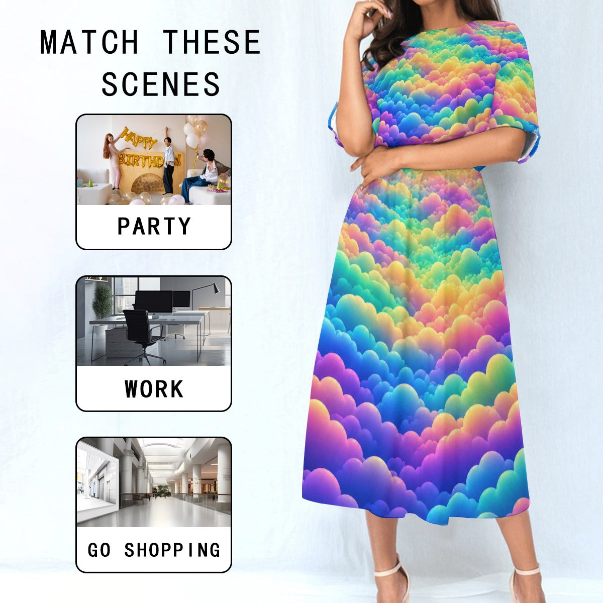 Women's Elastic Waist Dress