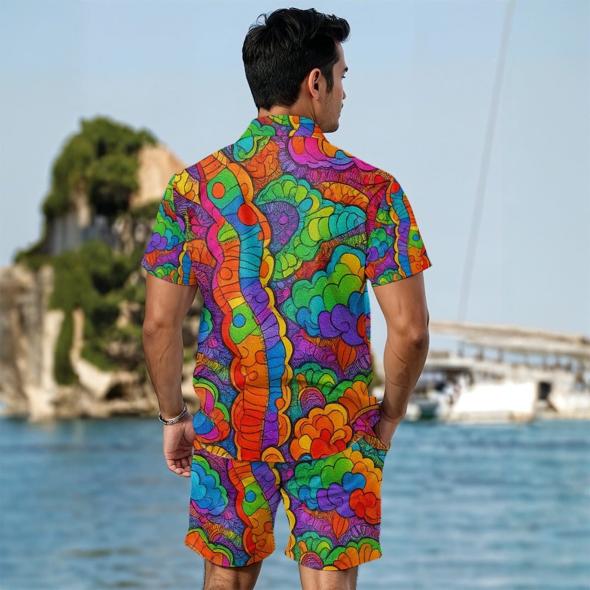 Men's Summer Shirt Set