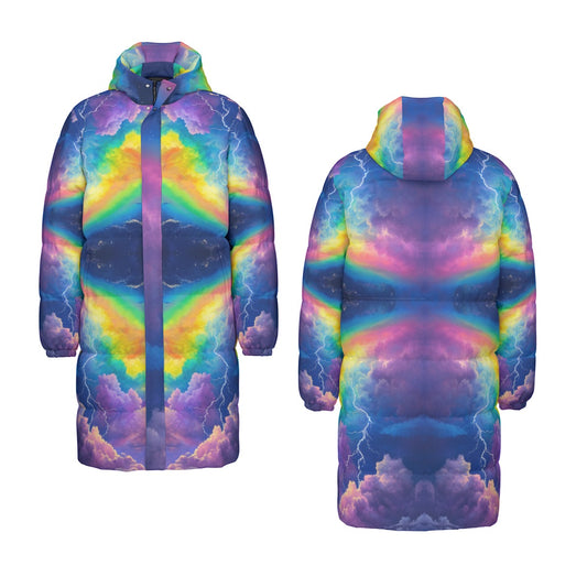 Unisex Long Down Jacket