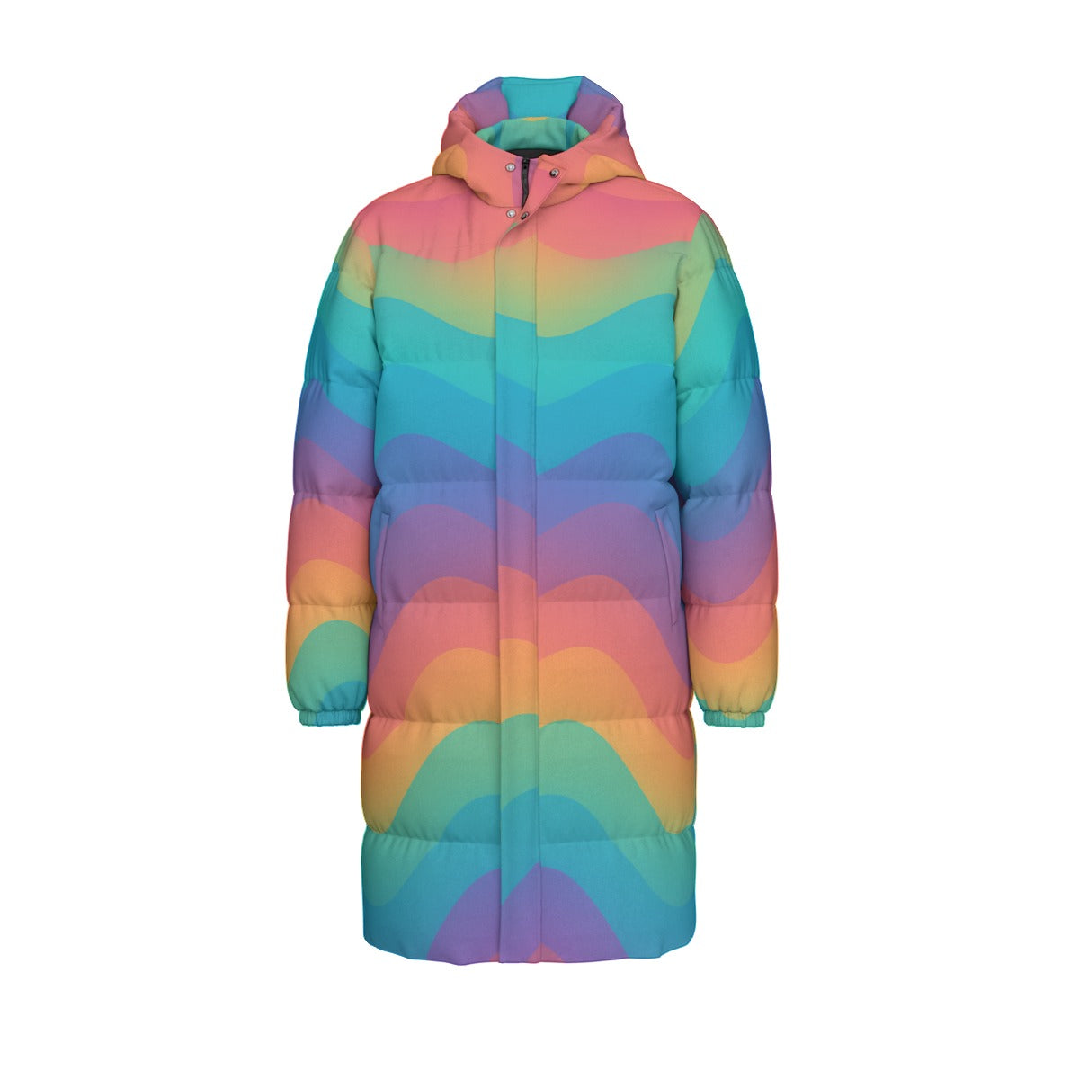 Unisex Long Down Jacket