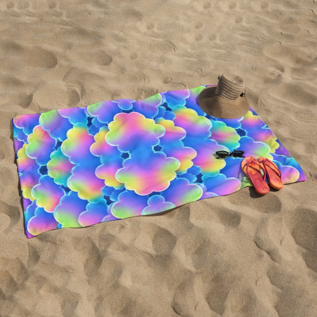 Adult Beach towel Vertical Style Printed in USA|320GSM