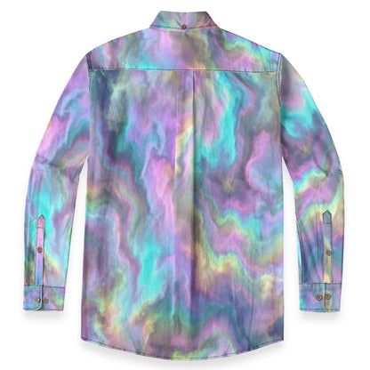 Men's Casual Lapel Long Sleeve Shirt|125GSM Cotton