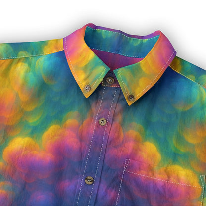 Men's Casual Lapel Long Sleeve Shirt|125GSM Cotton