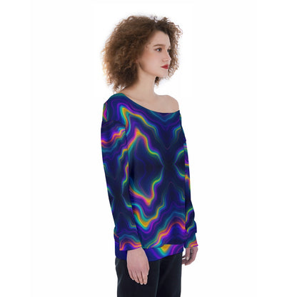 Women's Off-Shoulder Sweatshirt