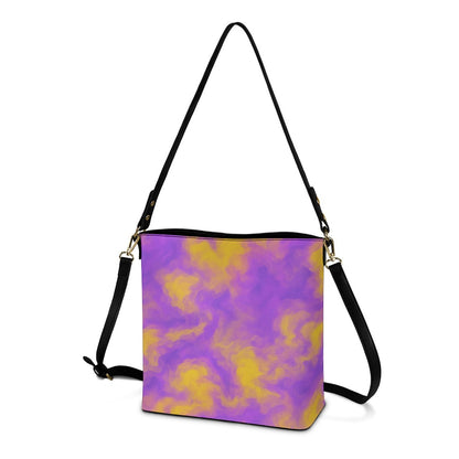 Unisex Minimalist Square Crossbody Bucket Bag