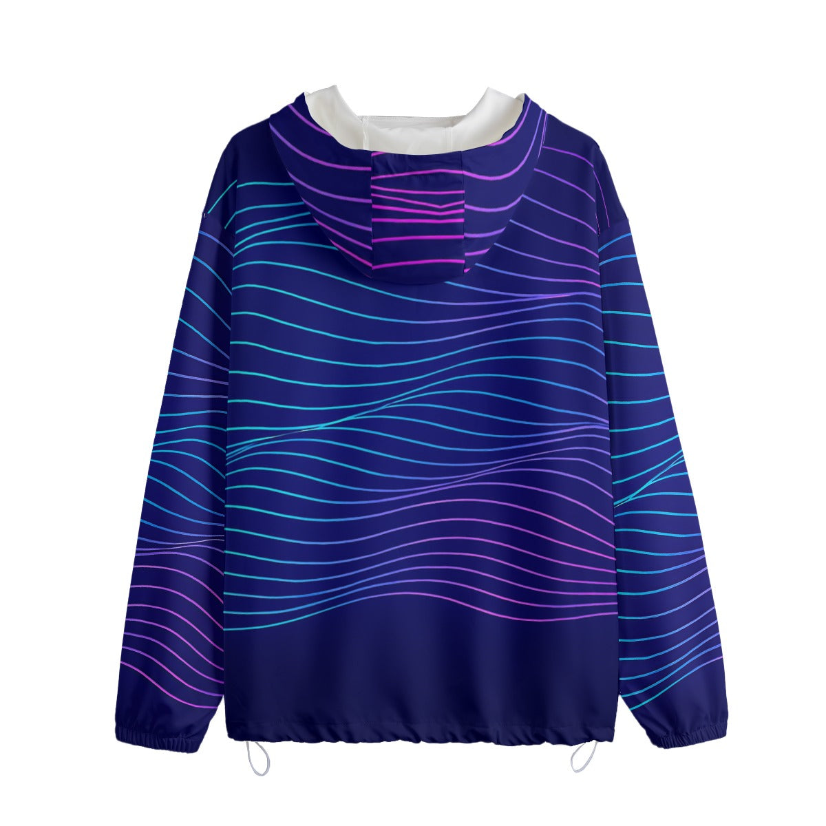 Unisex Pullover Jacket With Zipper Closure